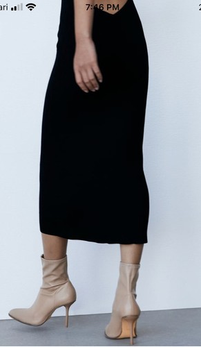 Zara stivaletti con tacco - zara, nudi