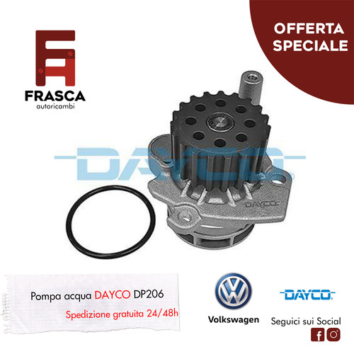 Pompa acqua dayco volkswagen - pompa,