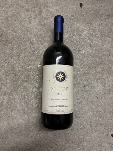 Sassicaia 2010 rare vintage - sassicaia,