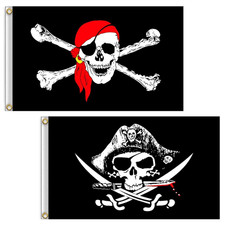 Bandiera Dei Pirati, 2 Pezzi