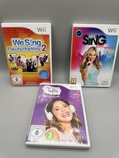 Lotto 3 giochi musicali Nintendo Wii We Sing 2 Let’s Sing 2016 Disney Violetta