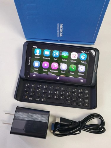 Nokia silver black - e7-00,