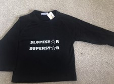 T-shirt sci snowboard manica lunga bambino bambina 'Slopestar Superstar' età 2 