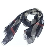 Stola Burberry rosso navy