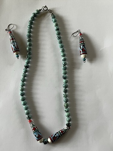 Set orecchini collana perle