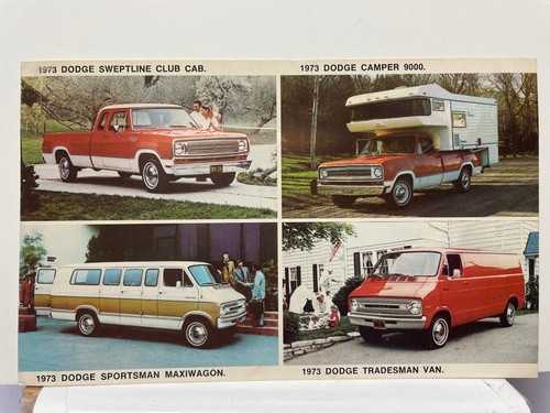 Cartolina dodge 1973 trucks - 1973,