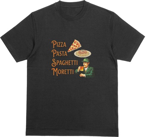 Shirt pizza pasta spaghetti - pizza,