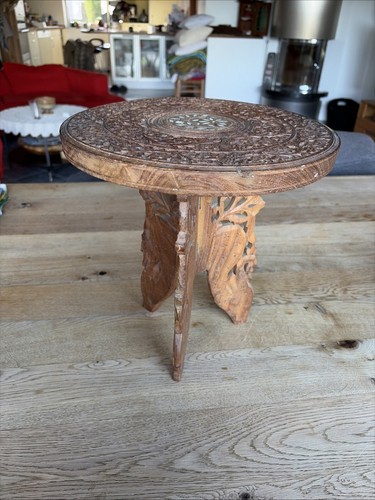 Tavolino legno tunisia india - tavolino,