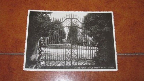 Cartolina abano terme - terme, viale