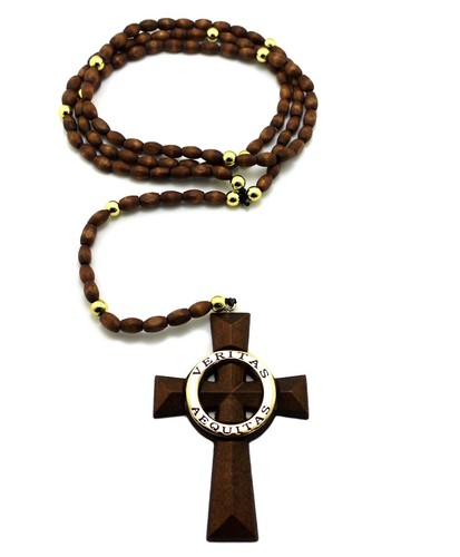 Nuova collana rosario veritas - collana,