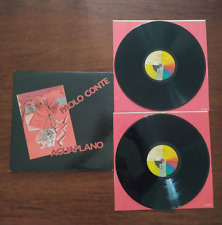 4519 2 X LP PAOLO CONTE  AGUAPLANO 1987 CGD21220 ITALY VG+/VG+