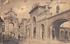 9926) BOLOGNA IL MELONCELLO ANIMATA VIAGGIATA NEL 1918