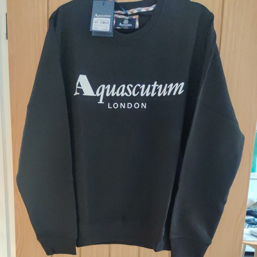 Felpa aquascutum london nera - london,