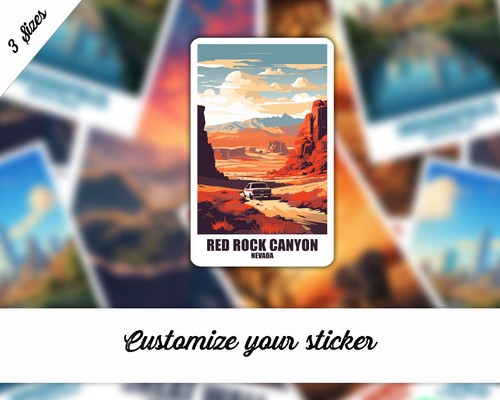 Adesivo red rock - adesivo, nevada