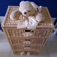 Cassettiera vimini bambini