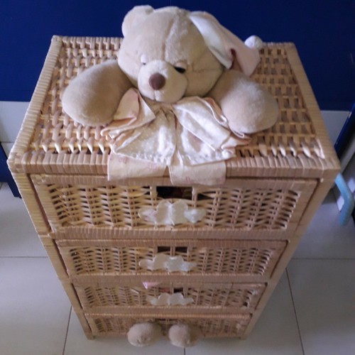 Cassettiera vimini bambini
