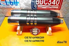 Harley Davidson terminali di scarico cromo Sportster 2017 OEM 649900389 64900390