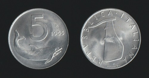 Lire 1955 delfino timone - 1955,
