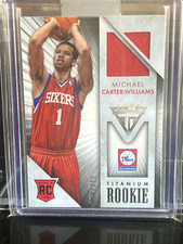 2013-14 Panini Titanium Jerseys 54/325 Michael Carter-Williams #11 Rookie RC