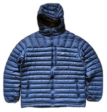 ALPKIT Filoment Downtek Giacca con Cappuccio Micro-deflettore Uomo XXL Blu Teal 