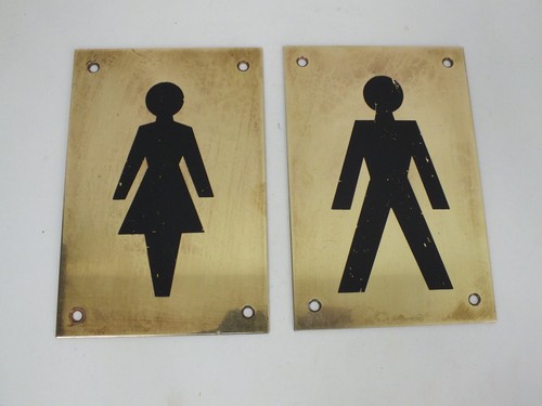 Coppia insegne toilette - coppia,