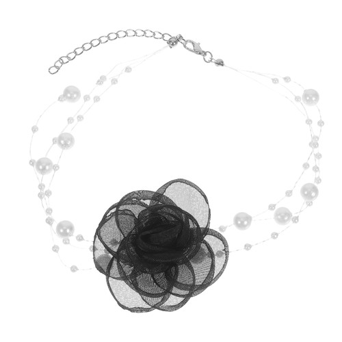 Collana fiori perla - collana,