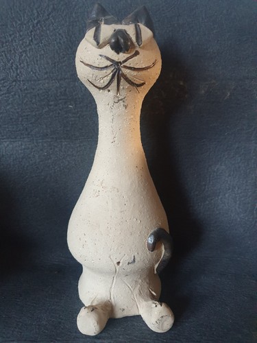Vintage ceramic black and - black,