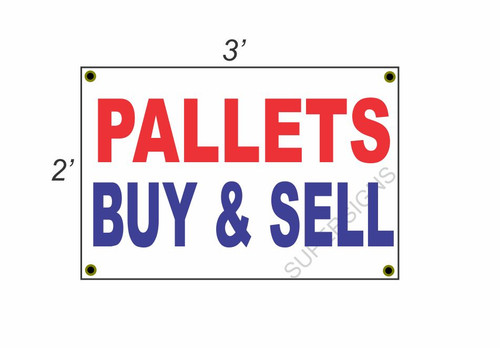 Insegna striscione 2x3 - insegna, pallet