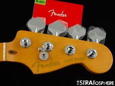Fender American Ultra II Jazz BASS NECK + ACCORDATORI, USA Chitarra Moderna "D" Acero.