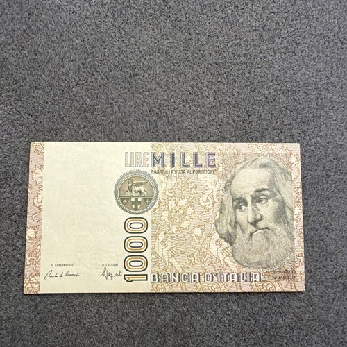 Italy 1000 lire - italy, banca