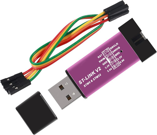 1pcs link emulatore - st-link, v2