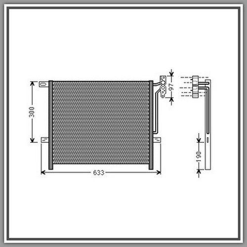 Condensatore bmw e83 anno - condensatore,