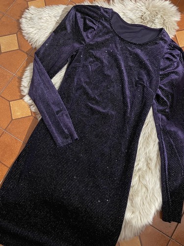 Abito viola glitter - viola,