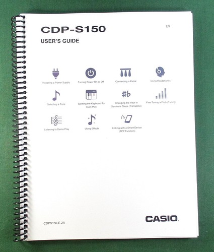 Casio cdp s150 - cdp-s150, instruction