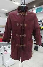 MONTONE SHEARLING Mod. Montgomery Usato UOMO MAN bordeaux tg Eu 42 MON135L