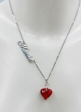 Cuore Ciondolo Collana con Nome Personalizzato Valentinstag Donna Regalo #M061