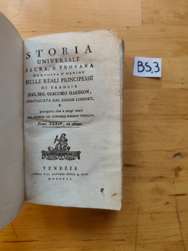 Storia universale sacra - , e