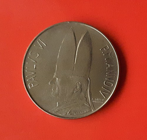 100 lire 1966 vaticano l597 - vaticano, [l597]