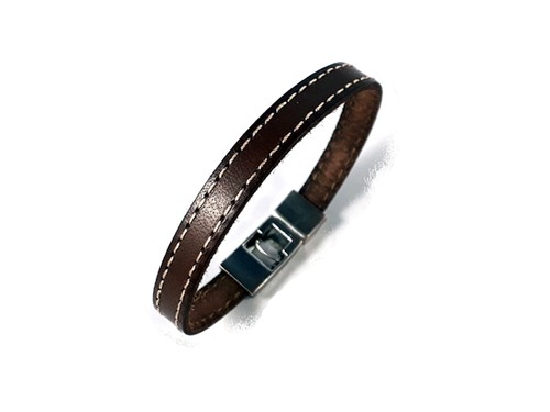 Bracciale uomo cuoio cucito - uomo,