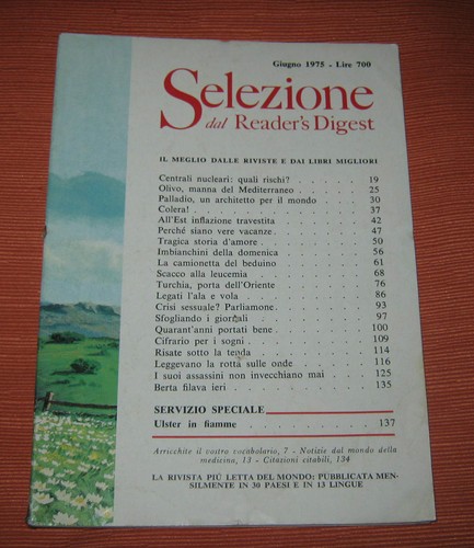 Libri/Riviste/Giornali/Selezio