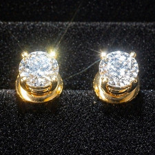 Orecchini perno oro - orecchini, in