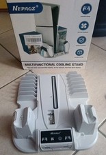 Ps5/Ps5-Slim Nepagz stand Verticale. Porta giochi, Ricarica Controller e Ventola