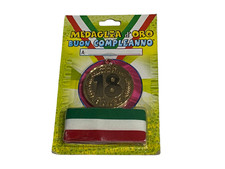 MEDAGLIA D'ORO BUON COMPLEANNO : RESPONSABILITA' 18 ANNI