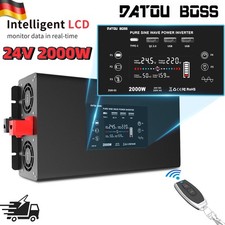 Inverter sinusoidale puro 24V 230V convertitore di tensione 2000W 4000W inverter lcd