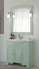 ARREDO BAGNO MOBILE COUNTRY CHIC 03 cm.86  FINITURA DECAPE A SCELTA