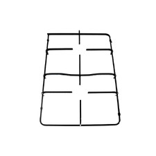 NARDI GRIGLIA CUCINA GAS NERA 2 FUOCHI CM 38 X 26,5