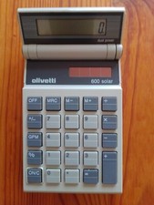 Calcolatrice Olivetti 600 Solar