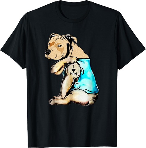 Funny pit bull love mom - funny,