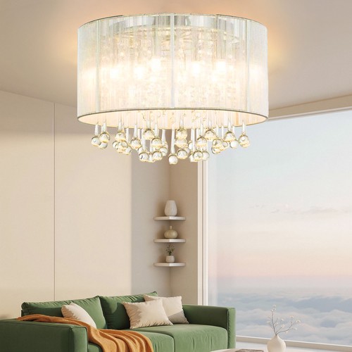 Plafoniera led cristallo - led, in