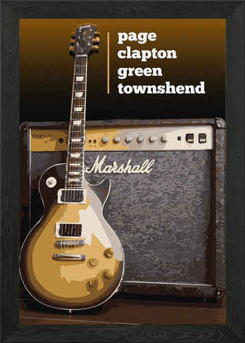 Gibson les paul poster - arte, da